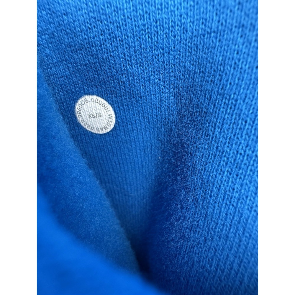 Lululemon Women's Scuba Oversized Half Zip Cropped Hoodie size XS/S Blue Aqua - Picture 3 of 10